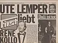 Titelseite von First, Ausgabe 4 vom Februar 1989