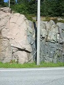 Östlicher Aufschluss in Birketveit, Fevik