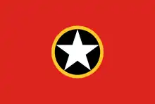 Flagge des Bureau de Luta pela Libertação de Timor und der Vereinigten Republik von Timor (1961)