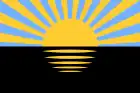 Flagge der Oblast Donezk