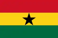 Flagge Ghanas