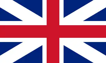 Der Union Jack von 1707 bis 1800