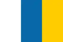 Flagge der Kanarischen Inseln