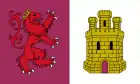 Flagge der Provinz Cáceres