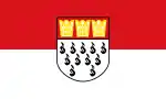 Flagge der Stadt Köln