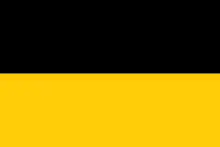 Fahne – Landesfarben der preußischen Provinz Sachsen