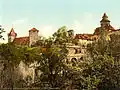 Burggraben und Vestnertor, um 1900