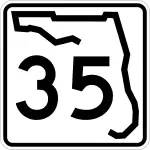 Straßenschild der Florida State Road 35