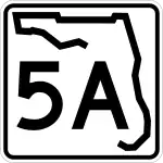 Straßenschild der Florida State Road 5A