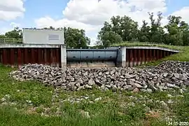 Bauwerk Nord des Polders