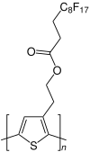 „Fluoriertes“ Polythiophen
