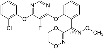 Strukturformel von Fluoxastrobin
