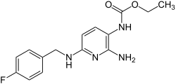 Struktur von Flupirtin