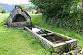 Mittelalterlicher Brunnen im Ortsteil Poisieu