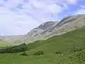 Blick vom oberen Glen Dessarry auf den Garbh Chioch Mhòr von Südosten