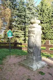 Forstvermessungs-Denkmal von 1740 in Spechtshausen