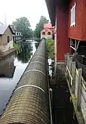 Druckwasserleitung zum ehem. Elektrizitätsgebäude