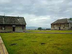 Historische Gebäude im Fort St. James