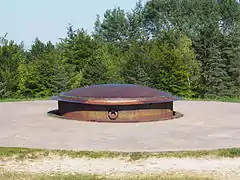 Tourelle Galopin de 155&nbsp;mm R modèle 1907 im Fort de Douaumont
