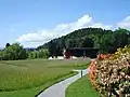 Blick auf das Fortbildungszentrum von Hoffmann-La Roche