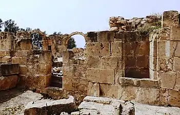 Fränkische Festung Saranda Kolonnes