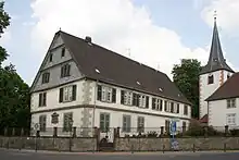 Heutiger Hof der Freiherren von Gemmingen in Fränkisch-Crumbach