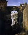 Brücke des San Rocco und Großer Wasserfall bei Tivoli von François-Marius Granet