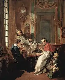 Familienfrühstück, François Boucher, 1739