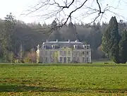 Blick auf ein Schloss in Danvou-la-Ferrière