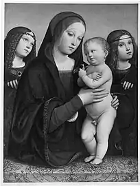 Madonna mit zwei Engelnca. 1495, München