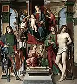 Francesco Francia,Madonna und Heilige, Bentivoglio-Kapelle