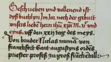 Seite 236 des Cod. Pal. germ. 440 (Tagzeiten vom Leiden Christi und Tagzeiten Mariä)