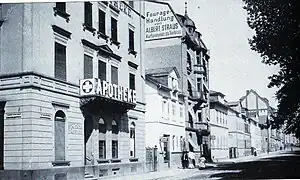 Blick in die Kurfürstenstraße von der Große Seestraße 31 (1906)