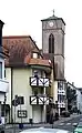 Kirchstraße und Thomaskirche von Norden