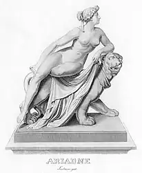 Johann Heinrich Dannecker, Ariadne auf dem Panther, 1814.