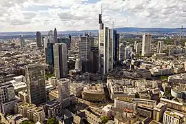 Skyline mit dem Bankenviertel