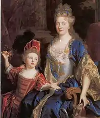 Nicolas de Largillière: Catherine Coustard mit ihrem Sohn Léonor, ca. 1700