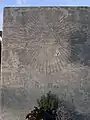 Auge Gottes auf Mesmers Grabstein