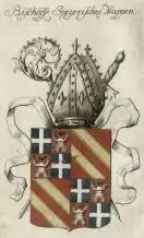 Wappen des Fürstbischofs Franz Christoph von Hutten