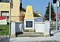 Denkmal ohne jegliche bildliche Darstellung des Kaisers in Königstetten