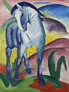 Franz MarcBlaues Pferd I, 1911