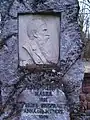 Franz Schmitt Altersporträt vom Grabstein