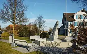 Brunnen von 1997 in Frasnacht, errichtet vonder damaligen Ortsgemeinde