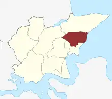 Lage des Christians Sogn in der Fredericia Kommune
