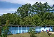 Holzumkleiden aus der Frühzeit des Bades