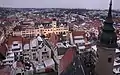 Blick auf den weihnachtlichen Obermarkt von der Petrikirche