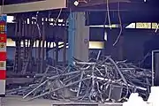 Abriss: Sicht in die Haupthalle
