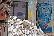 Abriss: am Kleinkinderbecken