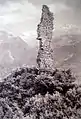 Mauerzahn kurz vor seinem Einsturz 1911