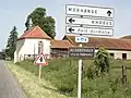Ortseingang von Albeschaux